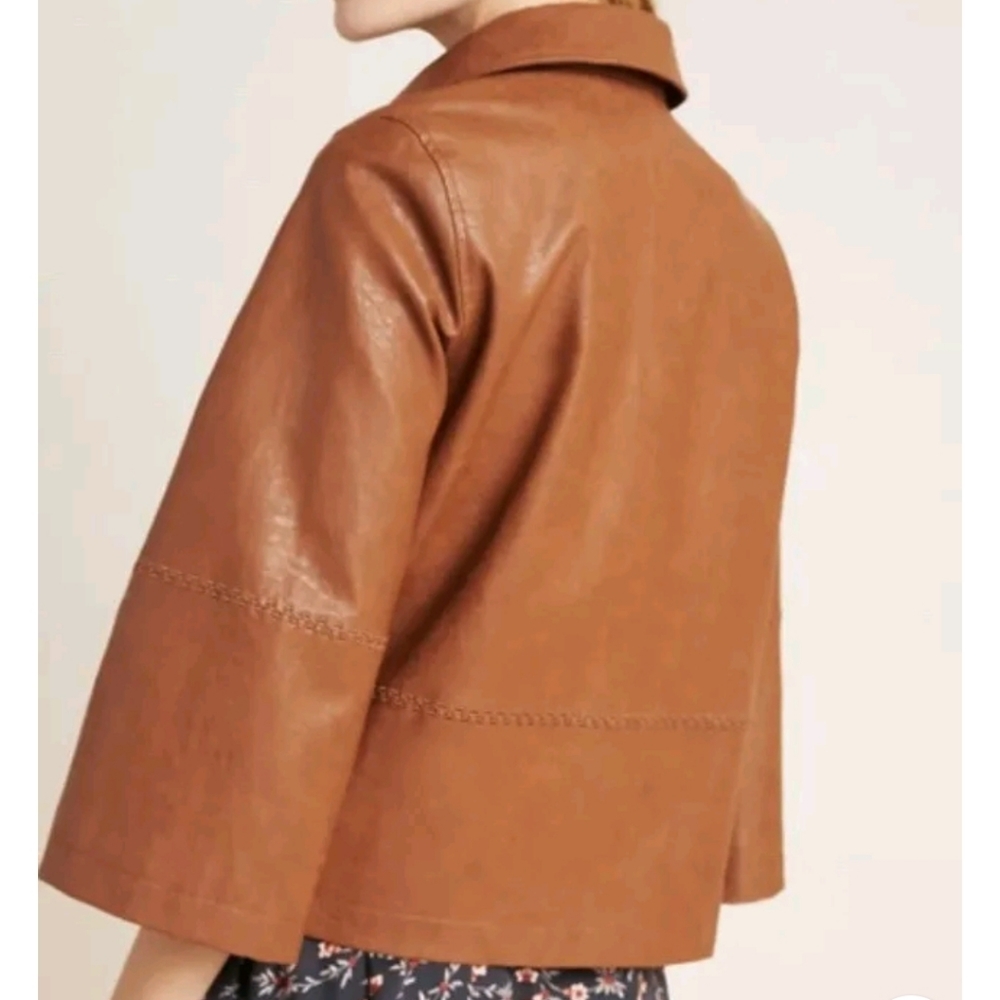 Anthropologie Hayden Faux Leather Jacket. - Picture 3 of 16